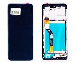Дисплей Motorola XT2135 G60 чорний + рамка