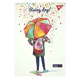 Блокнот Yes Rainy day А5, 64 аркуші, в клітинку (152071)