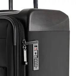 Валіза Swissbrand Perth (L) Black (SWB_LYPER001L), Чорний, Чорний - мініатюра 6