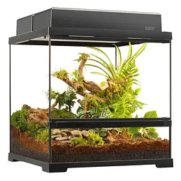 Тераріум ExoTerra для екзотичних тварин Pro Terrarium скляний 45x45x45 см - мініатюра 3