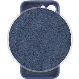 Чохол Silicone Case Full Camera Protective AA для Apple iPhone 14 Pro 6.1" Синій / Deep navy - мініатюра 3