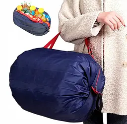 Складна сумка шопер для покупок Edibazzar 7553772175160 Синя