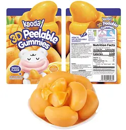 Жувальні цукерки Kooday 3D Peelable Gummies Mango 75г - мініатюра 5