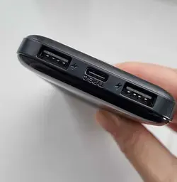 Портативний зовнішній акумулятор Power Bank Powerway TX10 10000mAh (Чорний) - мініатюра 3