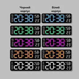 Цифровий електронний годинник DS-5503 LED дисплеєм - мініатюра 10