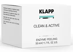 Маска-пілінг для обличчя Klapp Clean & Active Enzyme Peeling, 50 мл - мініатюра 2