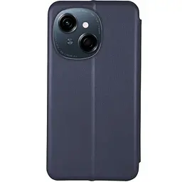 Шкіряний чохол-книжка Classy для TECNO Spark Go 1 (KL4) / Spark Go 2025 Темно-синій - мініатюра 2