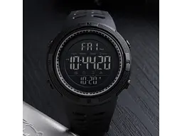 Чоловічий наручний годинник 1251 All Black Skmei acs0030834 - мініатюра 5