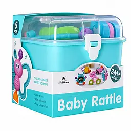 Набір дитячих брязкалець "Baby rattle" Bambi 3172(Blue) у наборі 5 штук