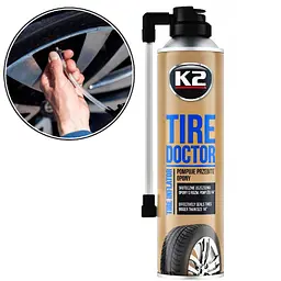 Герметик вулканізатор шин K2 TIRE DOCTOR 500 мл (B311)