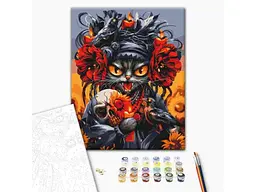 Картина за номерами Киця Помста ©Маріанна Пащук, Brushme (40х50 см)