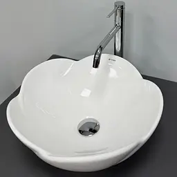 Умивальник VBI Rosolini white накладний VBI-012625, Білий