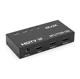 Активний HDMI-сплітер 1x2 Voltronic YTSHDMI2 Splitter 4К, 3D
