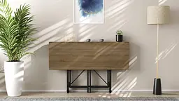 Стіл-книга трансформер Спайдер Ferrum-decor 750x1150x880 Чорний метал ДСП Дуб Сонома Трюфель 16 мм (FRD-105092) - мініатюра 11