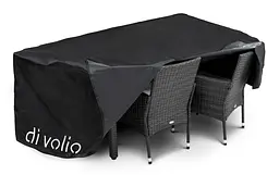 Садові меблі Di Volio VERONA 6+1 чорна - мініатюра 2