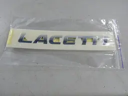 Емблема напис LACETTI Хром 170х21 мм Пластик на скотчі (Завод)