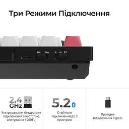 Клавіатура бездротова Keychron Q6 HE Magnetic Switch Black RGB (Q6H-M1-UA) - мініатюра 10