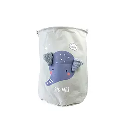 Кошик для іграшок та білизни "Big ears Слоник" MGZ-1009 (Grey) 50 х 40 см