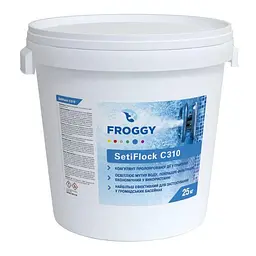 Флокулянт у гранулах Froggy SetiFlock C310, 25 кг для освітлення води басейну