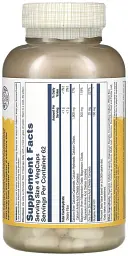 Кальцій магній цинк Solaray Calcium Magnesium Zinc 250 капсул - мініатюра 2