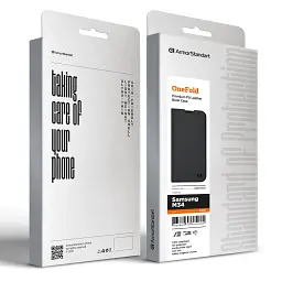 Чохол-книжка ArmorStandart OneFold Case для Samsung M34 5G (M346) Black - мініатюра 6