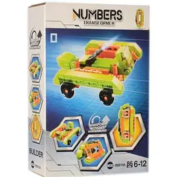 Дитячий конструктор Bambi M38-B0819 цифра-транспорт Цифра 0