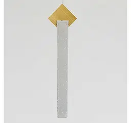 Поодинокий золотий LED підвіс зі склом та бульбашками Artlight B2317/1 для кухні та бару - мініатюра 4