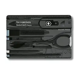 Ніж Victorinox Swisscard 82х54х4мм,10функ,чорн.прозор - мініатюра 4