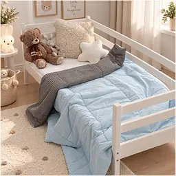 Плед дитячий MirSon Poplin Waffle Sleeping animals 150х220 см (2200013893424) - мініатюра 8