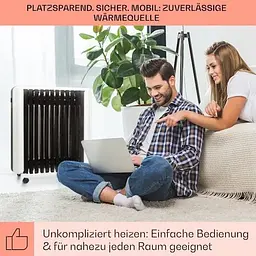 Масляний радіатор KLARSTEIN Thermaxx 2500 (10032775) - мініатюра 9