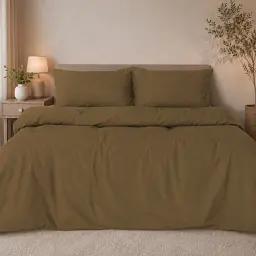 Комплект постільної білизни MirSon Ranforce Elite Light cacao 2 x 160 x 220 см (2200013671473)