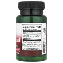 Ресвератрол Resveratrol 250 мг - 30 капсул - мініатюра 2