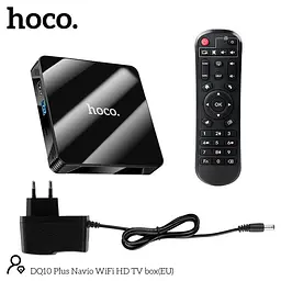 Приставка на Android - Hoco DQ10 Navio WiFi HD TV box DQ10 WiFi 2.4g + 5g 4K - 4 / 32 GB пам'яті - мініатюра 4