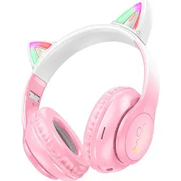 Навушники Hoco W42 Cat Ear Cherry Blossom (795847) [111604]
