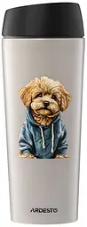 Термокухоль Coffee Time Maltipoo 450мл нержавіюча сталь бежевий ARDESTO kuh0014318