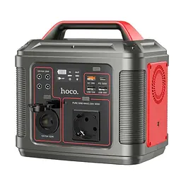 Портативна зарядна станція Hoco DB28 300W 296Wh 80000mAh Silver / Red