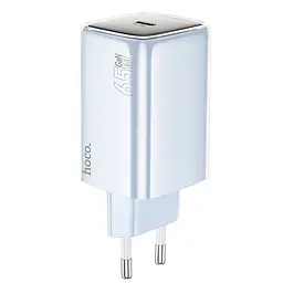 МЗП Hoco N48 Glorious PD65W (1USB-C) Blue - мініатюра 2