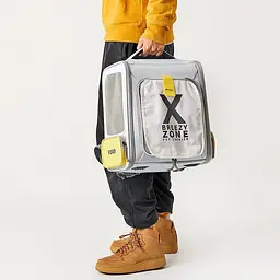 Рюкзак-переноска Petkit Breezy xZone Pet Carrier Grey (P7703) - мініатюра 8