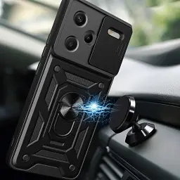 Панель BeCover Military для Xiaomi Redmi Note 13 Pro Plus 5G Black (711028) - мініатюра 4