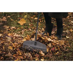 Граблі пластикові легкі для газонів Fiskars Solid M 42 см (1063089) - мініатюра 3