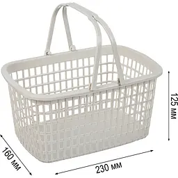 Кошик Stars Plast бежевий 3 л (94262/беж) - мініатюра 3