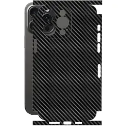 Захисна плівка StatusSKIN для Apple iPhone 15 Pro Max Корпус Вініл Карбон чорний