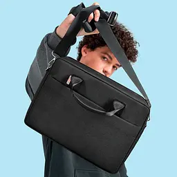 Сумка для ноутбука WiWU Minimalist Pro II Series Laptop Bag 16` Black (6977703651751) [131576] - мініатюра 8