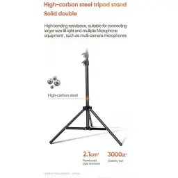 Тримач з кільцевим освітленням Joyroom JR-ZS228 AKL03 Fill light live holder 12" - мініатюра 4