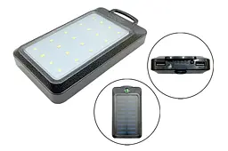 Повербанк на сонячних батареях Solar Power Bank 20000 mAh з ліхтарем та компасом - мініатюра 2