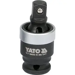 Подовжувач карданний ударний YATO квадрат 1/4 L=34.5 мм (YT-10630) - мініатюра 2
