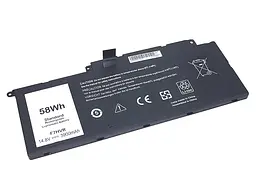 Акумулятор для ноутбука Dell F7HVR-4S1P 14.8V Black 3900 mAh - мініатюра 2