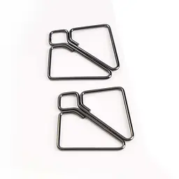 Затискачі для сосків з важкою підвіскою LOCKINK Nipple Clamps with Heavy Pendant, сріблясті - мініатюра 2
