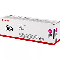 Картридж Canon 069 MF752Cdw/MF754Cdw/LBP673Cdw Magenta (5092C002) - мініатюра 2