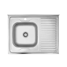 Кухонна мийка Kroner KRP Dekor-6080L (0,6 мм) CV022814, Decor